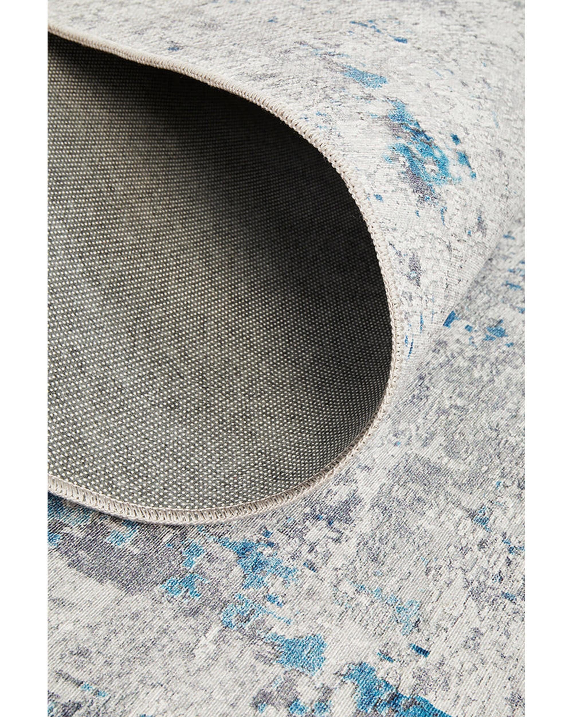 RUG CULTURE Rugs Illusions 132 Blue Runner Rug