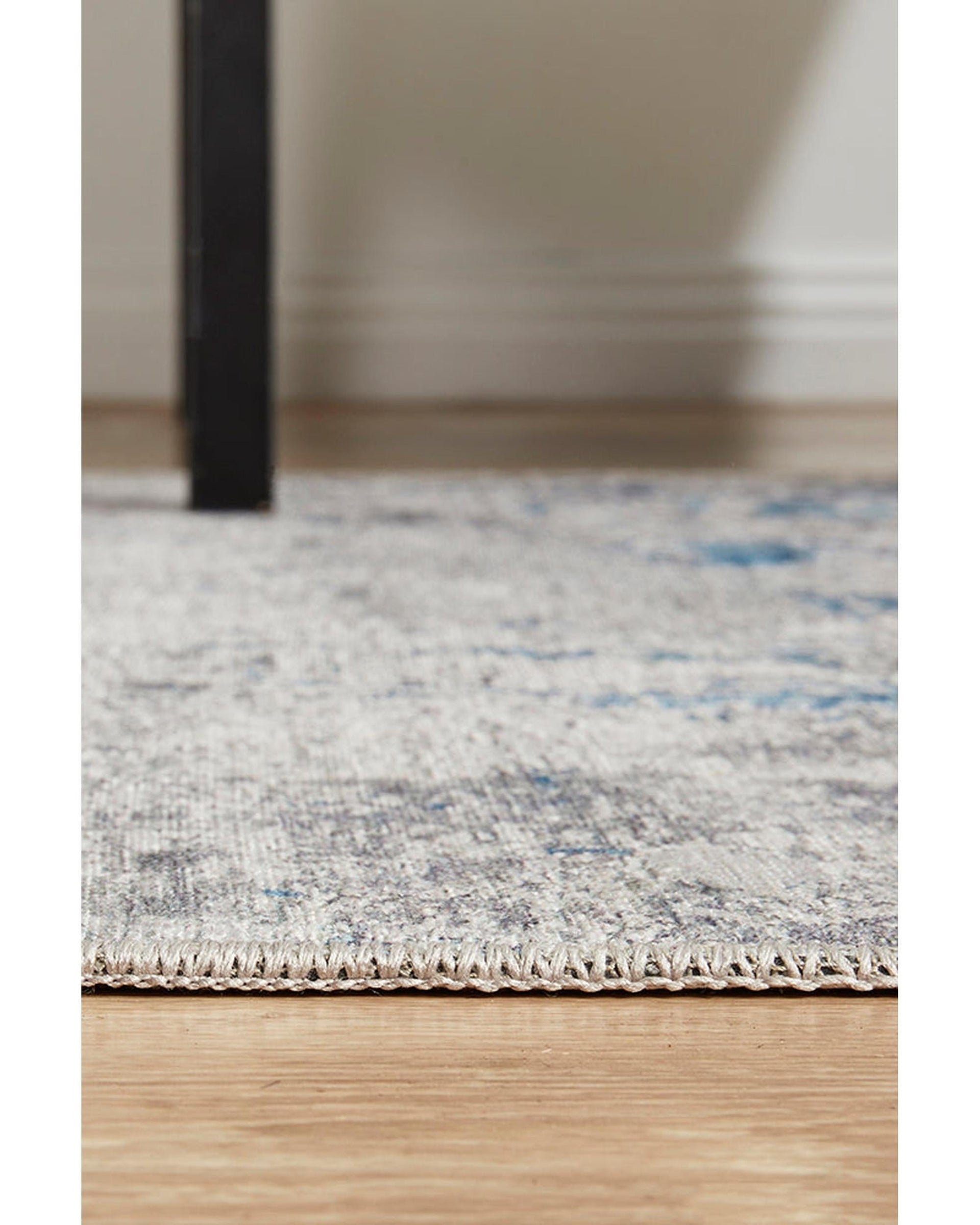 RUG CULTURE Rugs Illusions 132 Blue Runner Rug