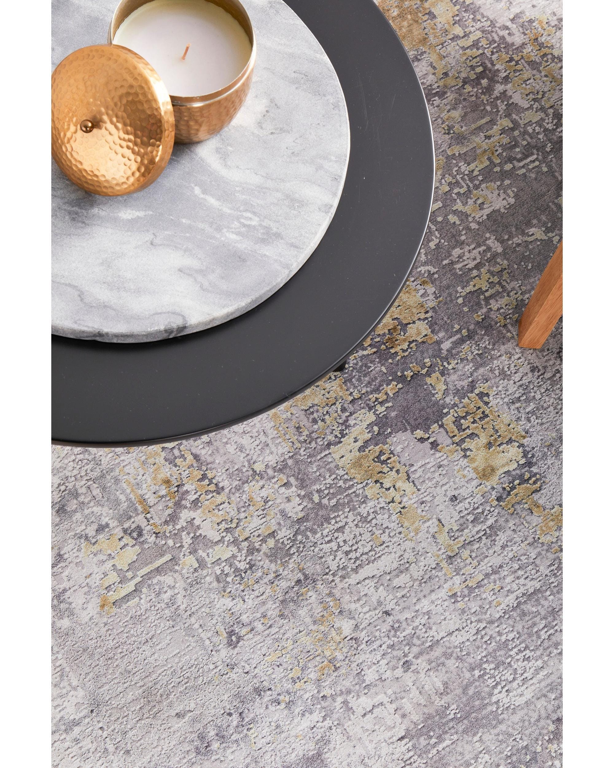 RUG CULTURE Rugs Illusions 156 Gold Rug