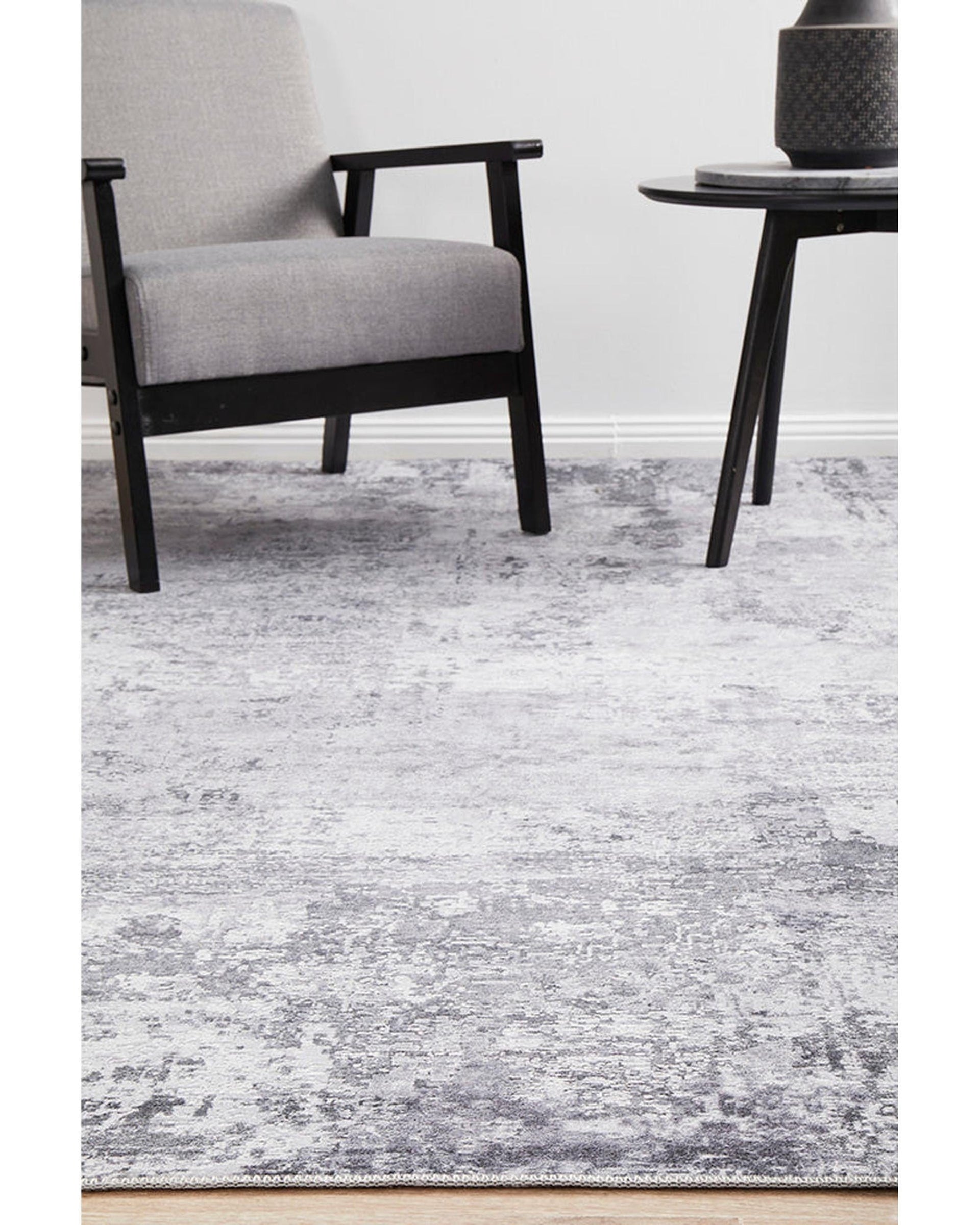 RUG CULTURE Rugs Illusions 156 Silver Rug
