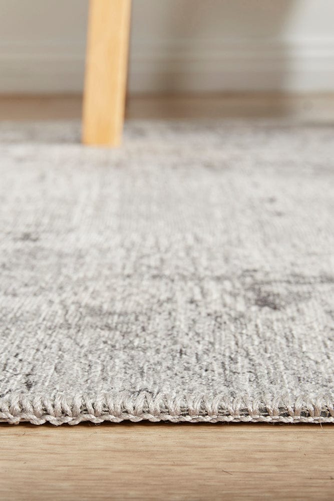 RUG CULTURE Rugs Illusions 156 Silver Runner Rug