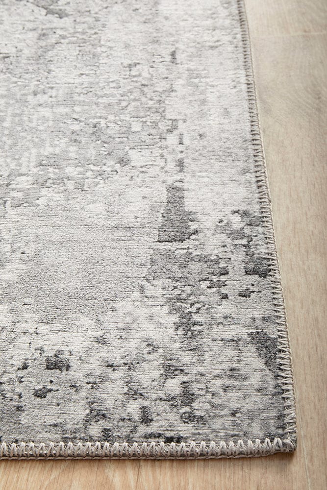 RUG CULTURE Rugs Illusions 156 Silver Runner Rug