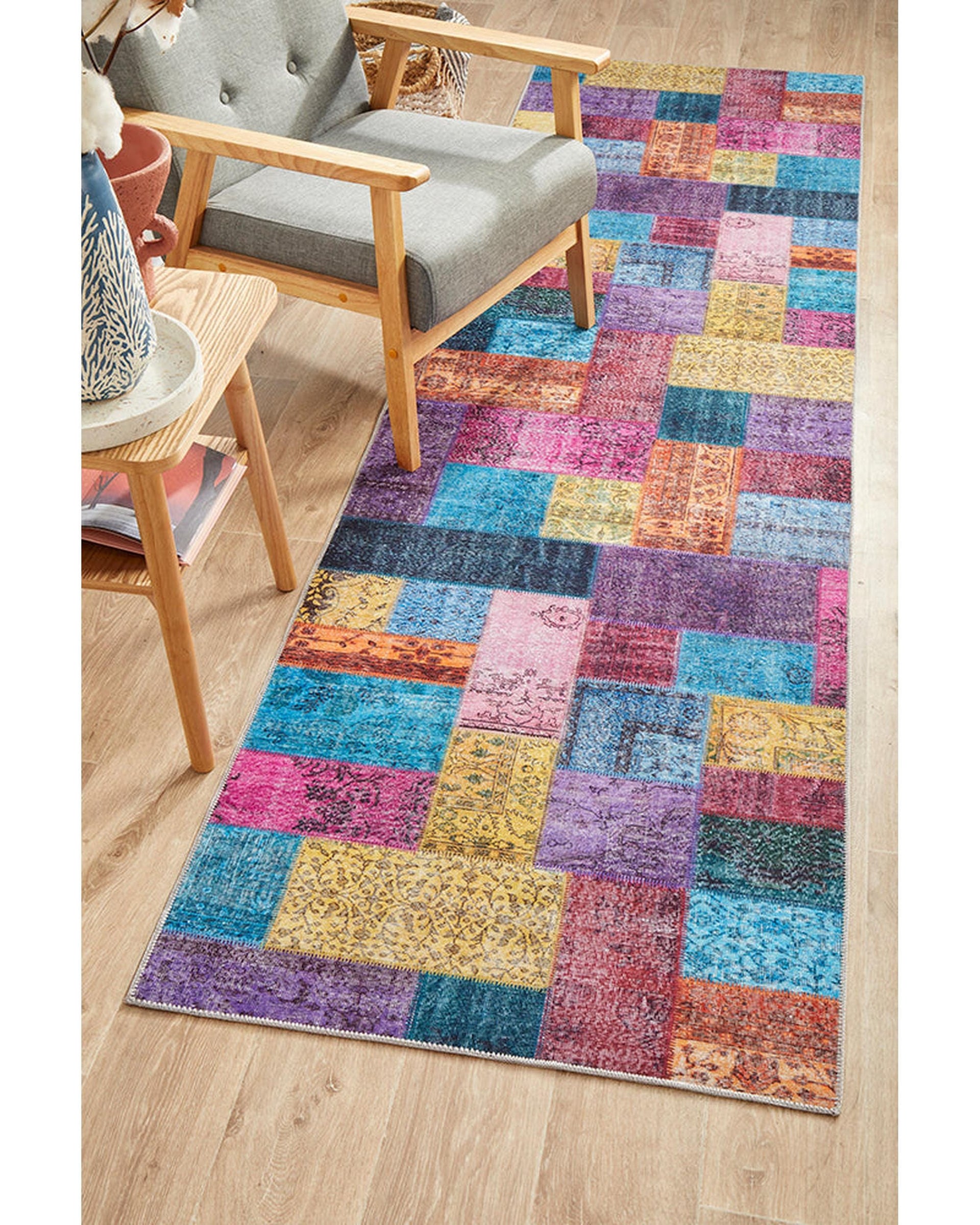 RUG CULTURE Rugs Illusions 167 Multi Runner Rug