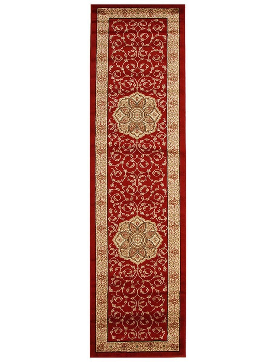 Rug Culture Rugs Istanbul Collection Medallion Classic Pattern Red Rug