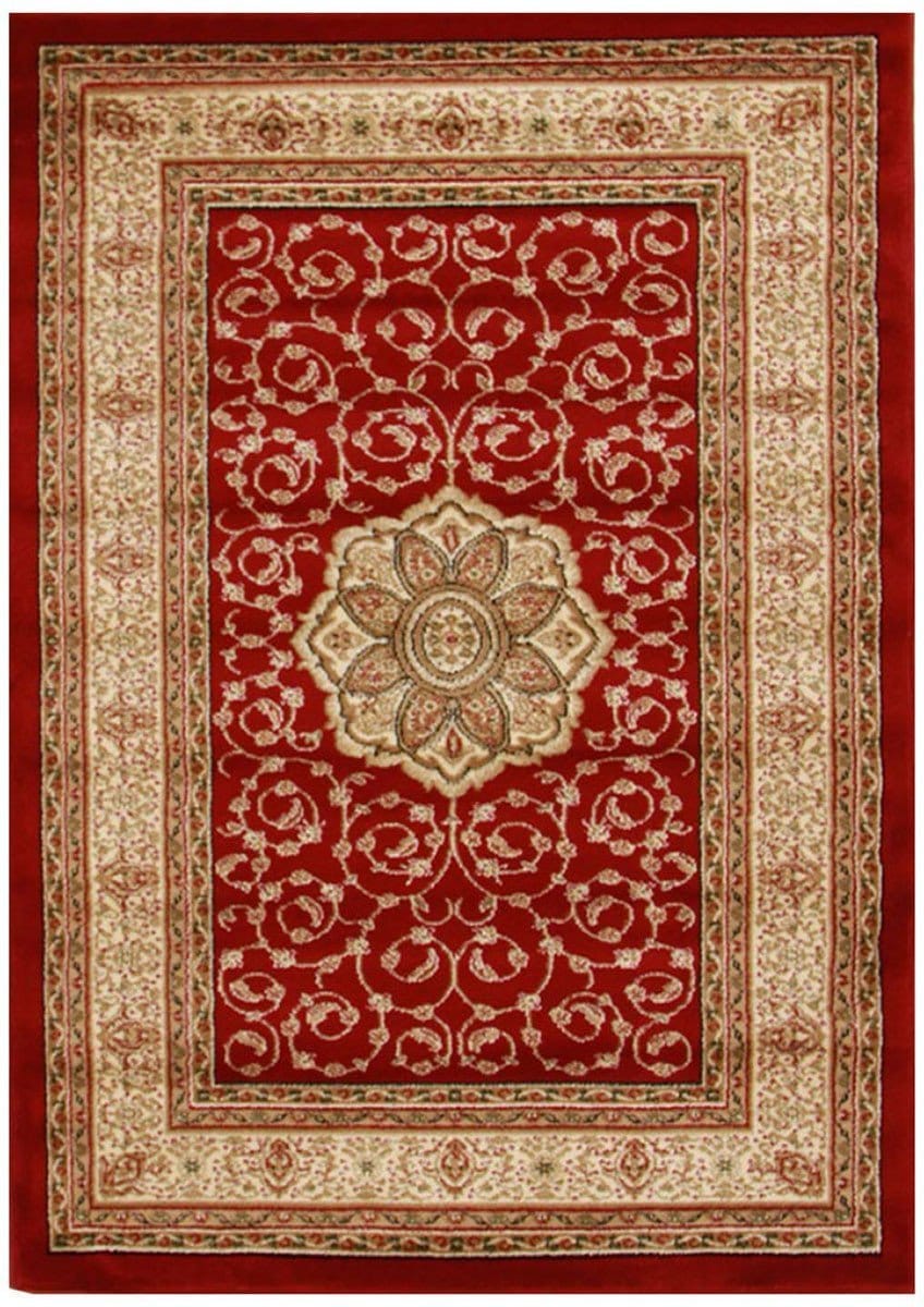 Rug Culture Rugs Istanbul Collection Medallion Classic Pattern Red Rug