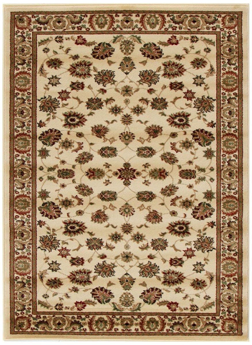 Rug Culture Rugs Istanbul Collection Traditional Floral Pattern Ivory Rug