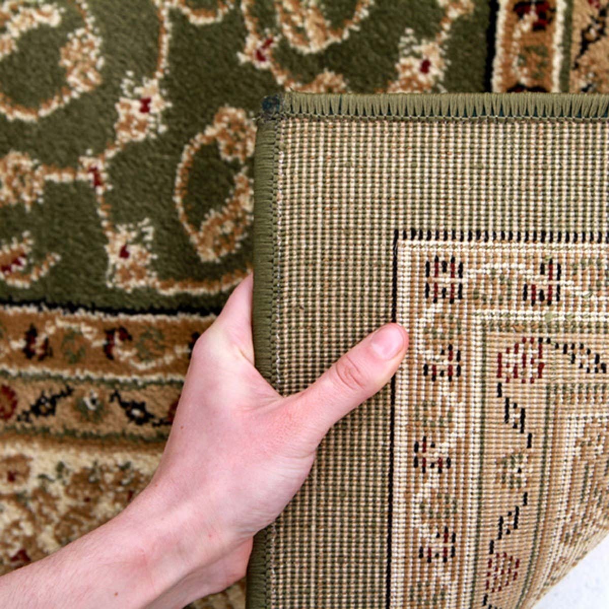 Rug Culture Rugs Istanbul Medallion Classic Pattern Runner Rug Green