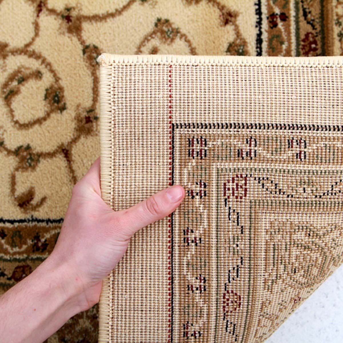 Rug Culture Rugs Istanbul Medallion Classic Pattern Runner Rug Ivory