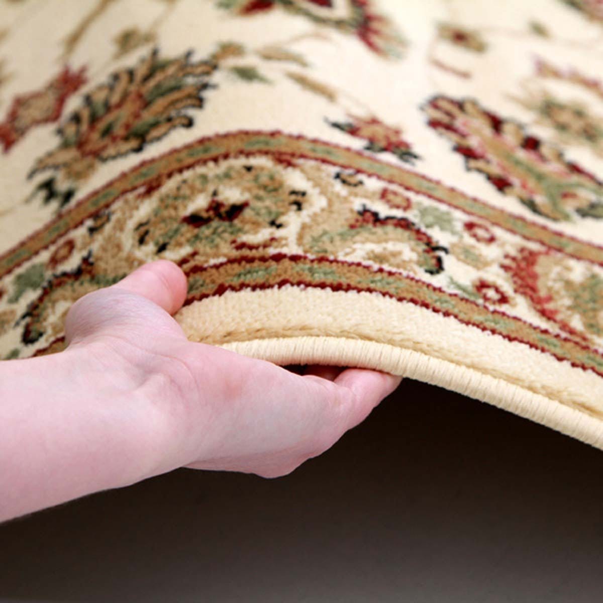 Rug Culture Rugs Istanbul Traditional Floral Pattern Runner Rug Ivory