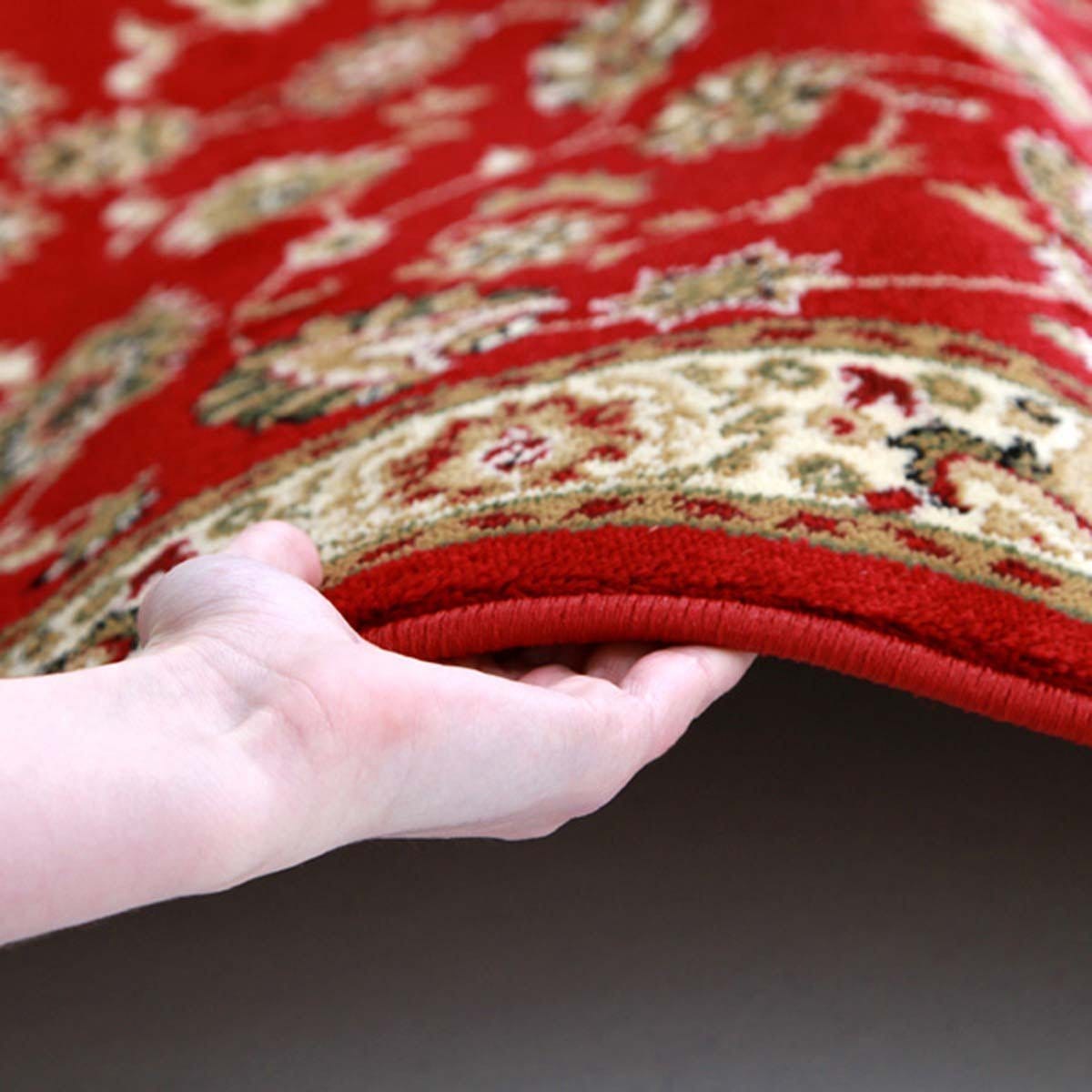 Rug Culture Rugs Istanbul Traditional Floral Pattern Runner Rug Red