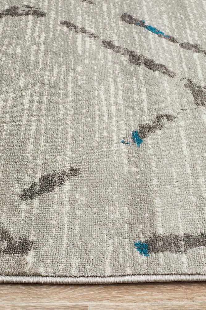 Rug Culture Rugs Kendall Contemporary Diamond Rug Grey Blue