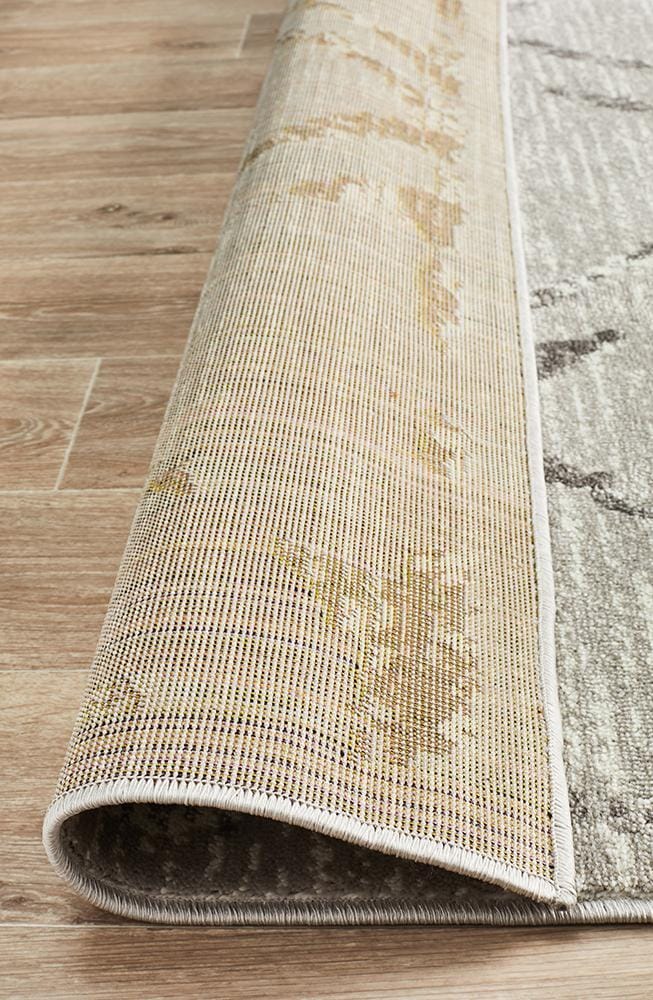Rug Culture Rugs Kendall Contemporary Diamond Rug Silver Grey