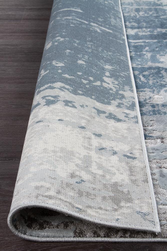 Rug Culture Rugs Kendra Roxana Distressed Timeless Rug Blue Grey White