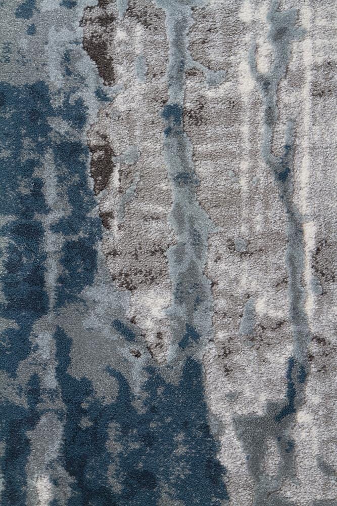 Rug Culture Rugs Kendra Roxana Distressed Timeless Rug Blue Grey White
