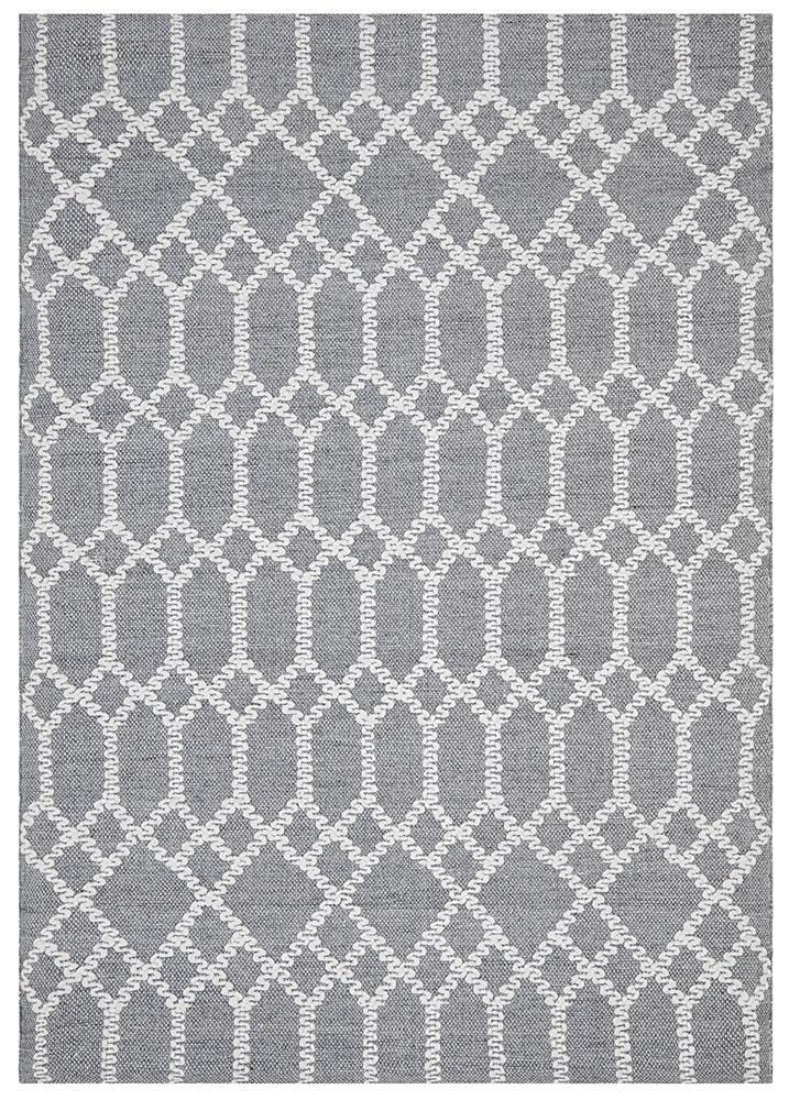 Rug Culture Rugs Krisha Tribal Trellis Rug Rustic Blue