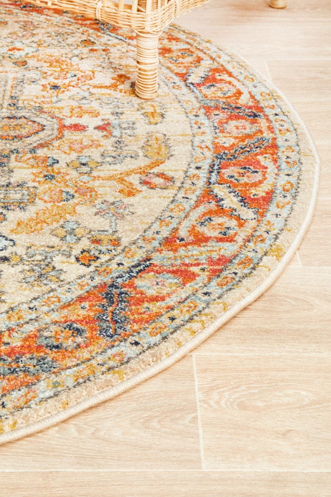 Rug Culture Rugs Legacy 850 Rust Round Rug