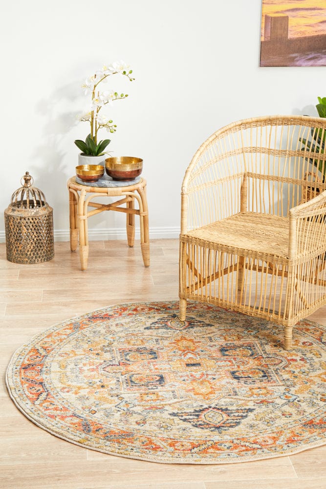 Rug Culture Rugs Legacy 850 Rust Round Rug