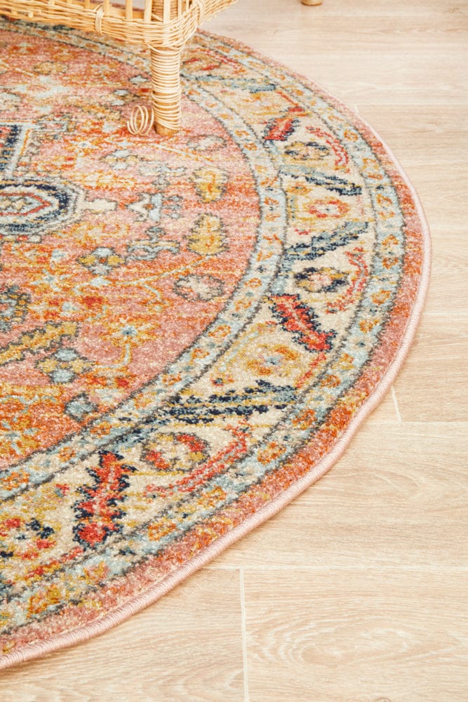 Rug Culture Rugs Legacy 850 Salmon Round Rug
