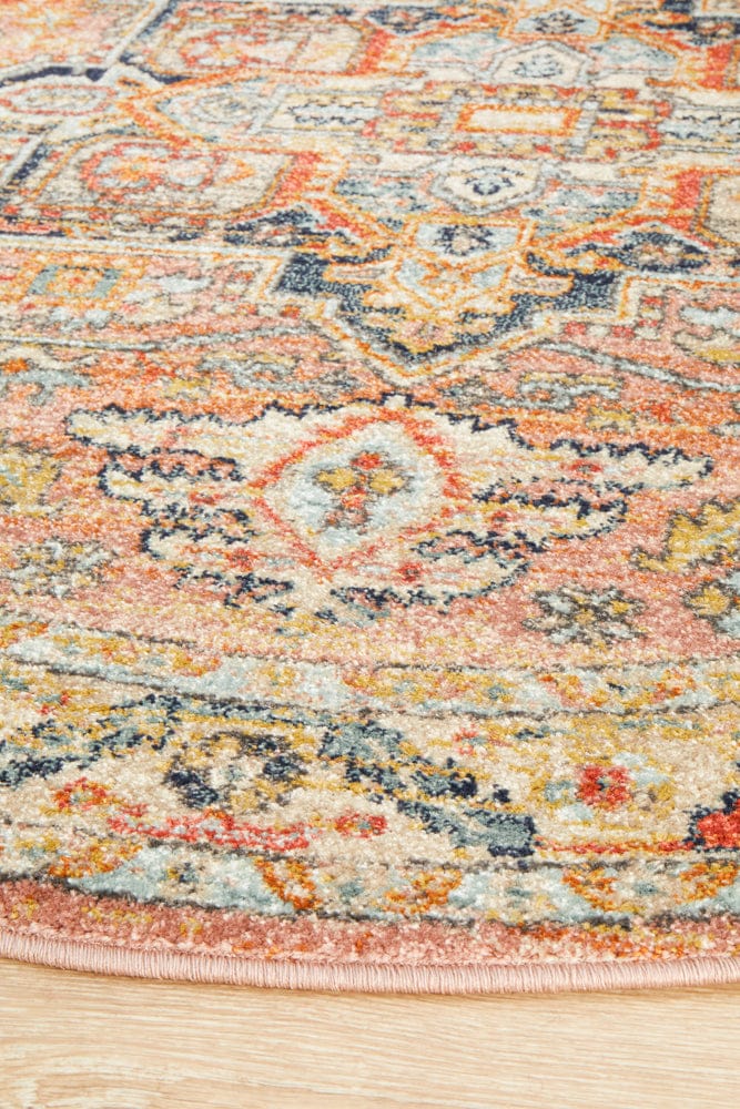 Rug Culture Rugs Legacy 850 Salmon Round Rug