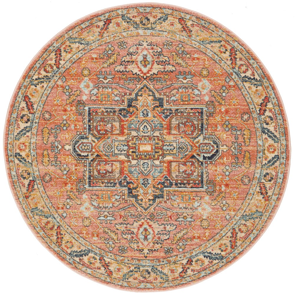 Rug Culture Rugs Legacy 850 Salmon Round Rug