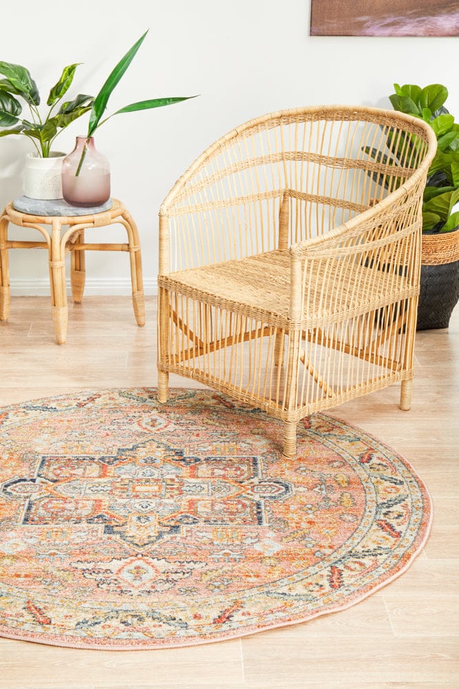 Rug Culture Rugs Legacy 850 Salmon Round Rug