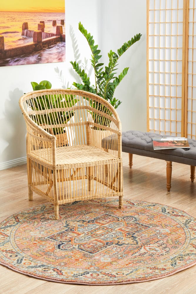 Rug Culture Rugs Legacy 850 Salmon Round Rug