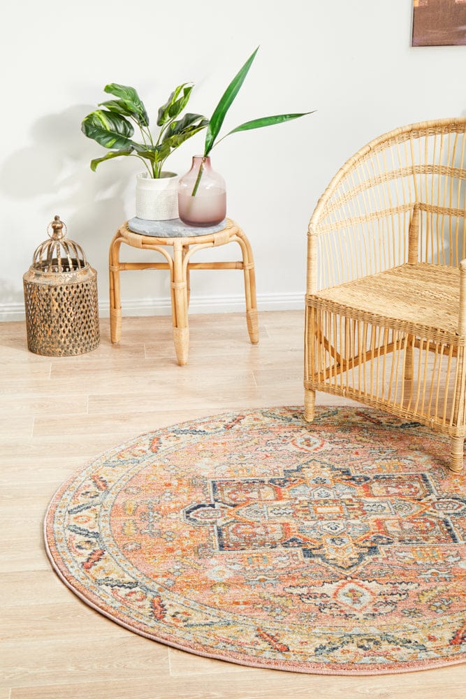 Rug Culture Rugs Legacy 850 Salmon Round Rug