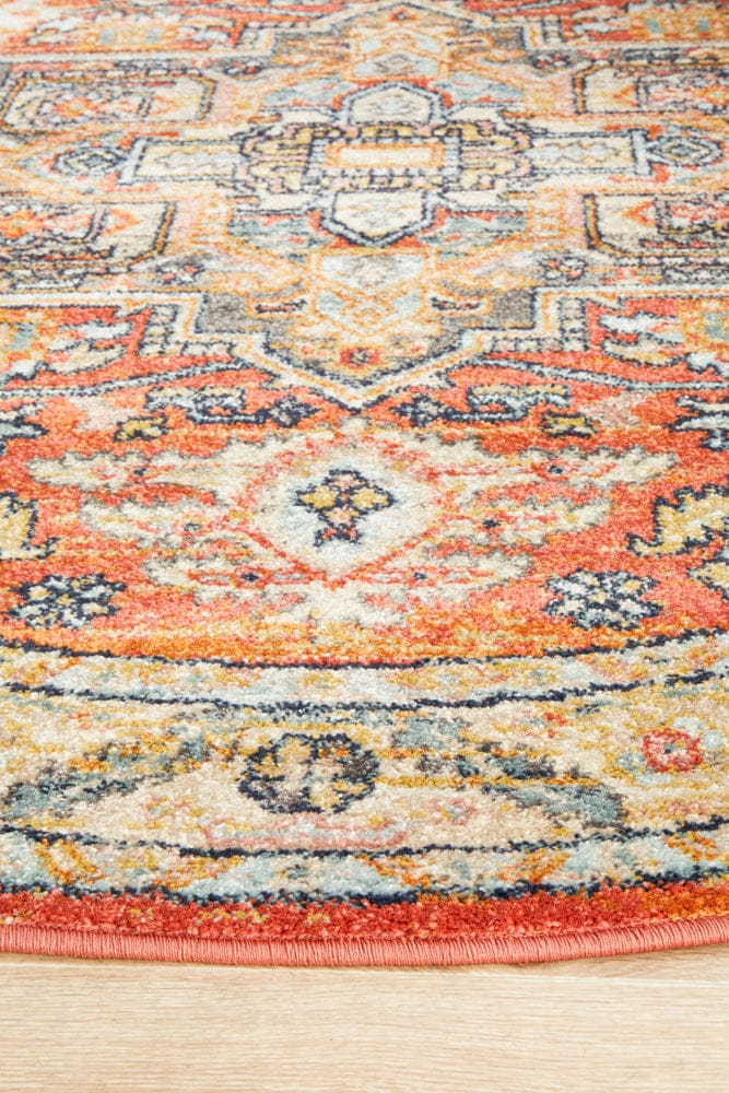 Rug Culture Rugs Legacy 850 Terracotta Round Rug