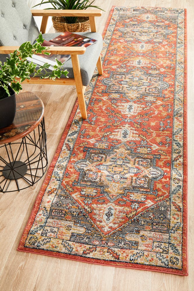 Rug Culture Rugs Legacy 850 Terracotta Runner Rug