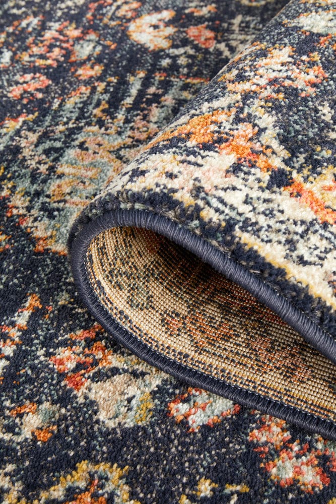 Rug Culture Rugs Legacy 854 Navy Runner Rug