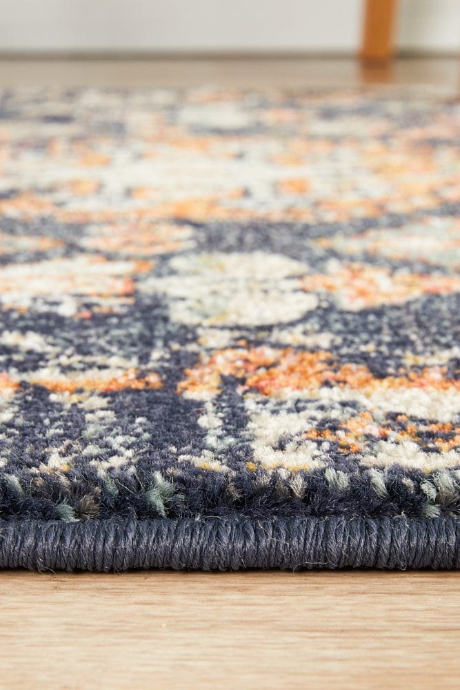 Rug Culture Rugs Legacy 854 Navy Runner Rug