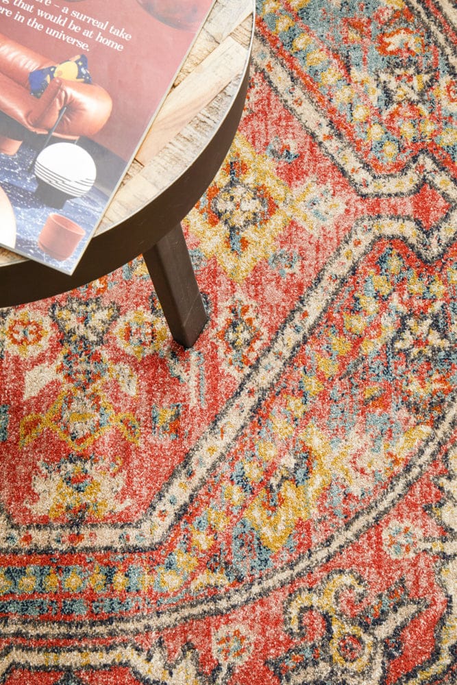 Rug Culture Rugs Legacy 856 Crimson Round Rug