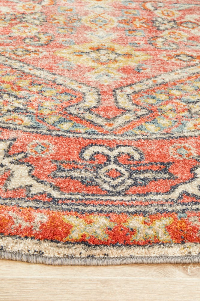 Rug Culture Rugs Legacy 856 Crimson Round Rug