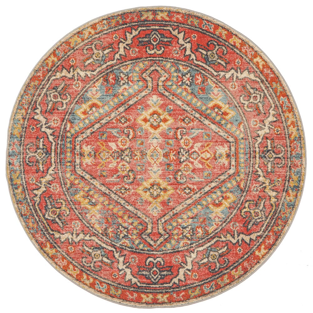 Rug Culture Rugs Legacy 856 Crimson Round Rug
