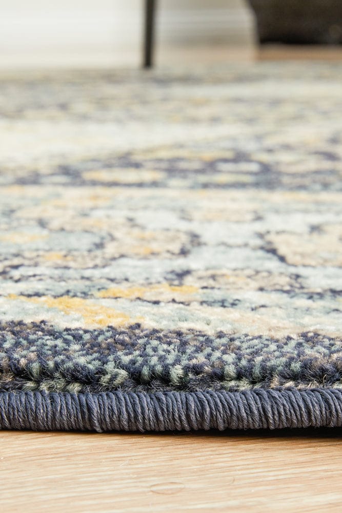 Rug Culture Rugs Legacy 857 Navy Round Rug