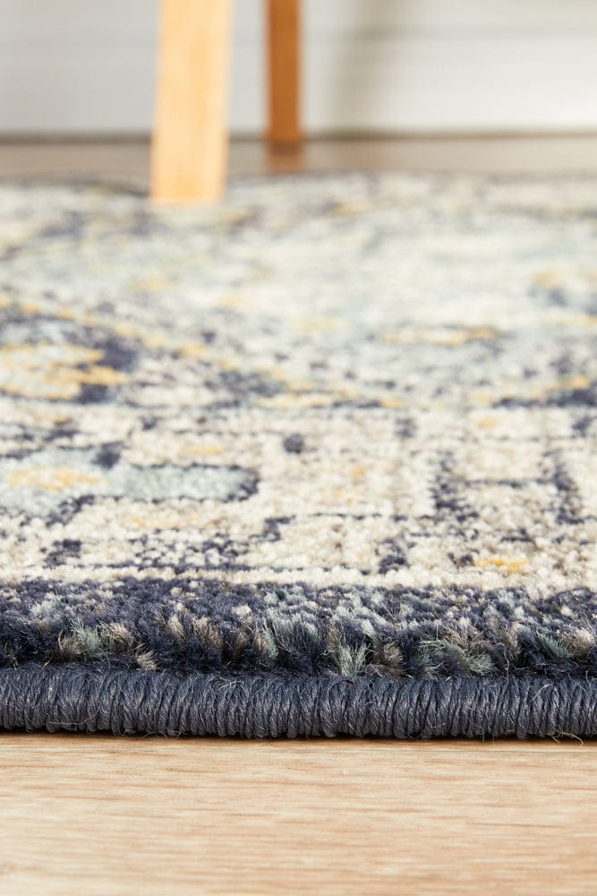 Rug Culture Rugs Legacy 857 Navy Runner Rug