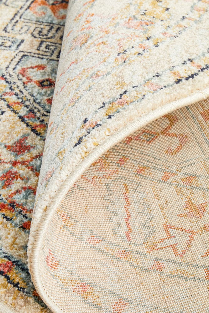Rug Culture Rugs Legacy 859 Sky Blue Round Rug