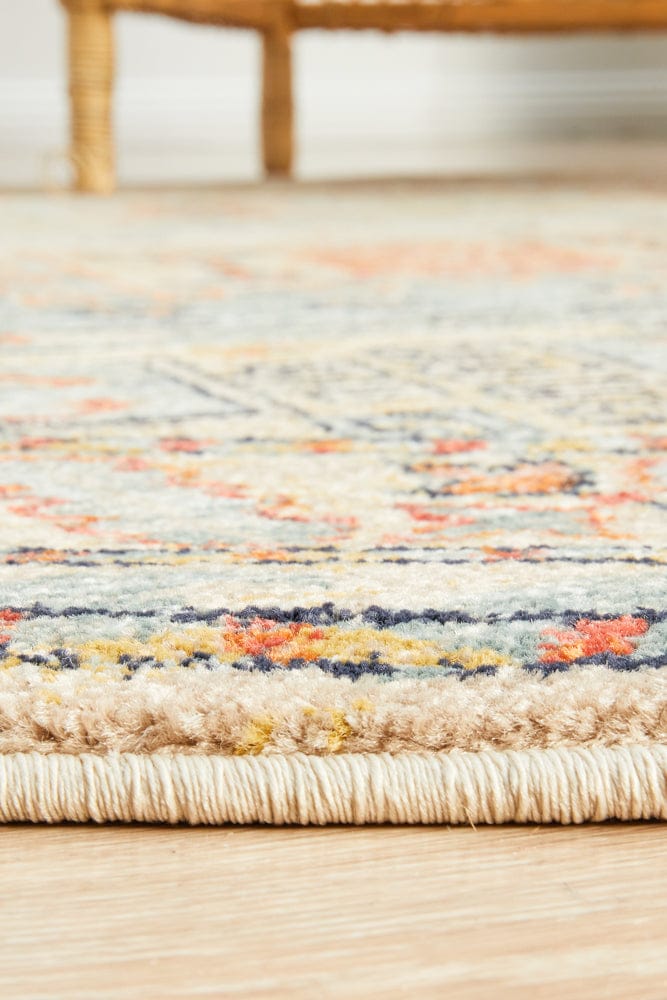 Rug Culture Rugs Legacy 859 Sky Blue Round Rug