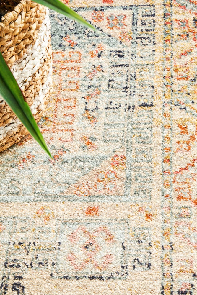 Rug Culture Rugs Legacy 859 Sky Blue Runner Rug