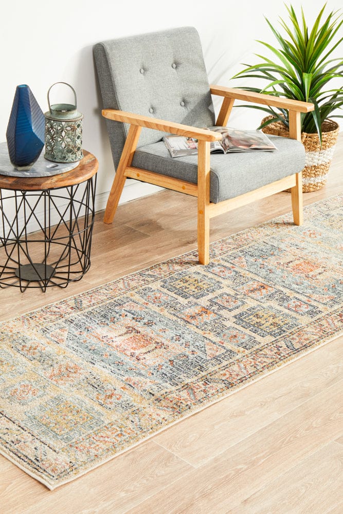 Rug Culture Rugs Legacy 859 Sky Blue Runner Rug