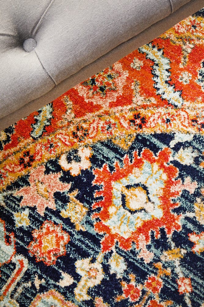 Rug Culture Rugs Legacy 860 Navy Round Rug