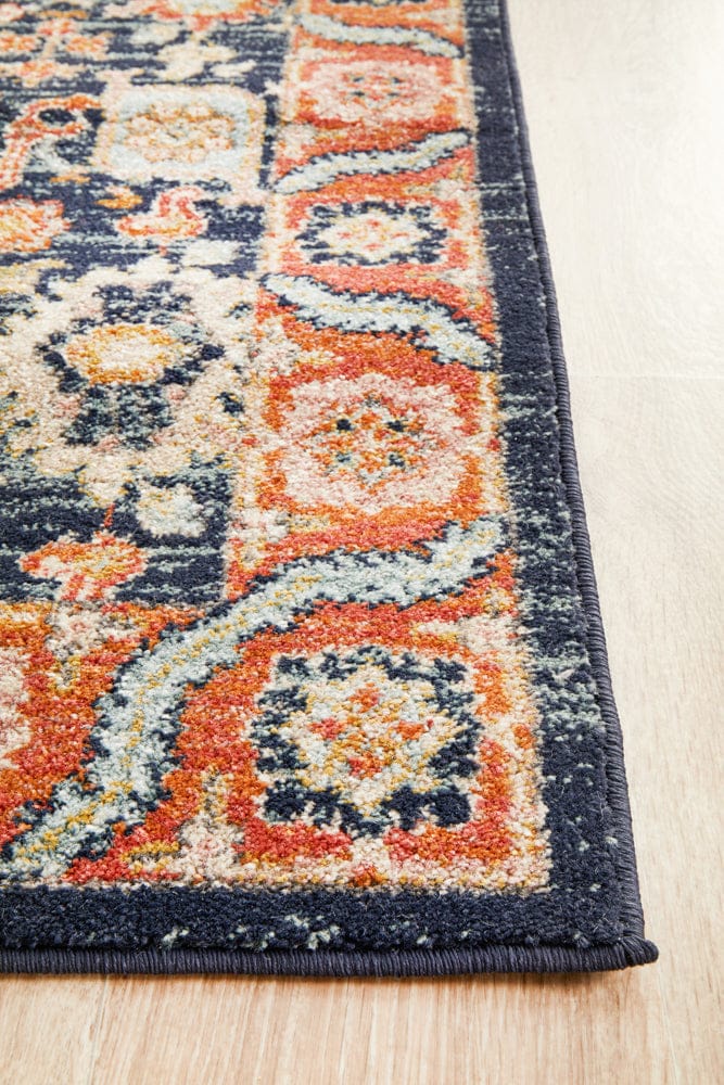 Rug Culture Rugs Legacy 860 Navy Runner Rug