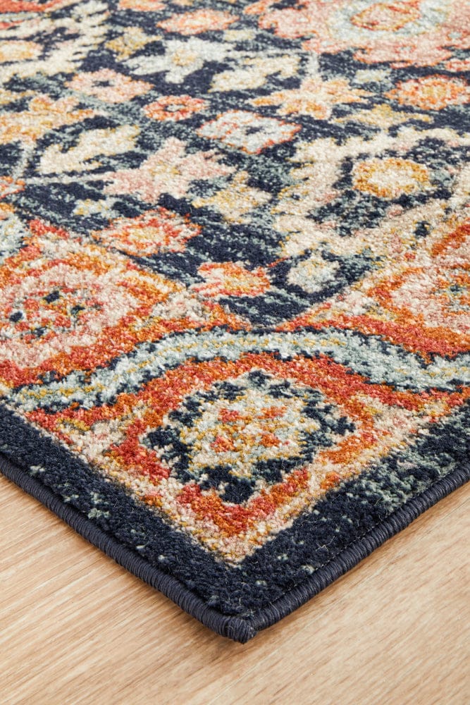 Rug Culture Rugs Legacy 860 Navy Runner Rug