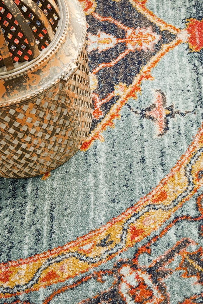 Rug Culture Rugs Legacy 862 Rust Round Rug