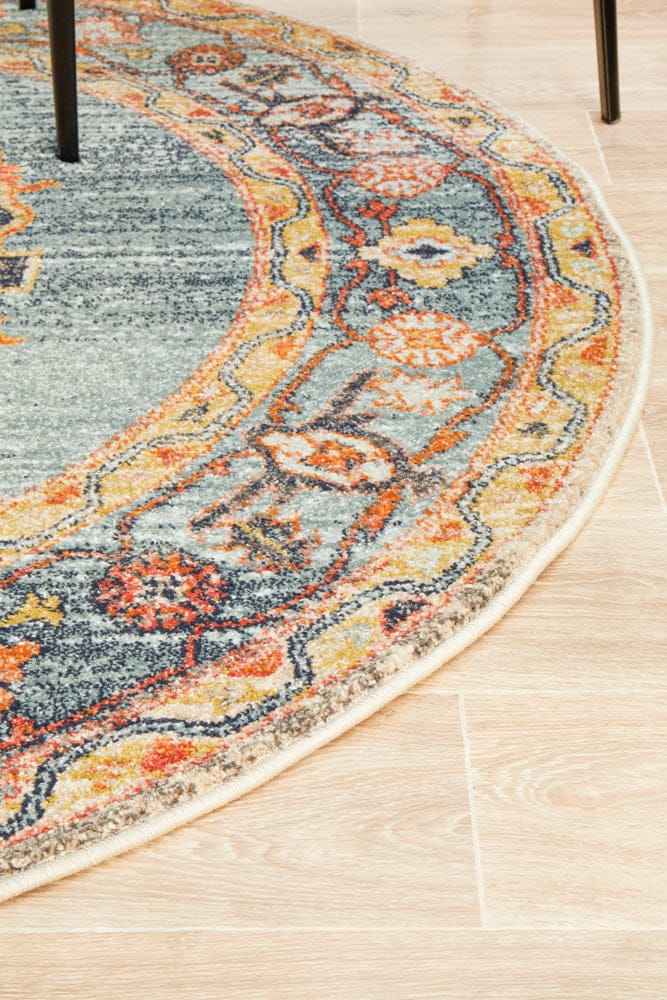 Rug Culture Rugs Legacy 862 Rust Round Rug