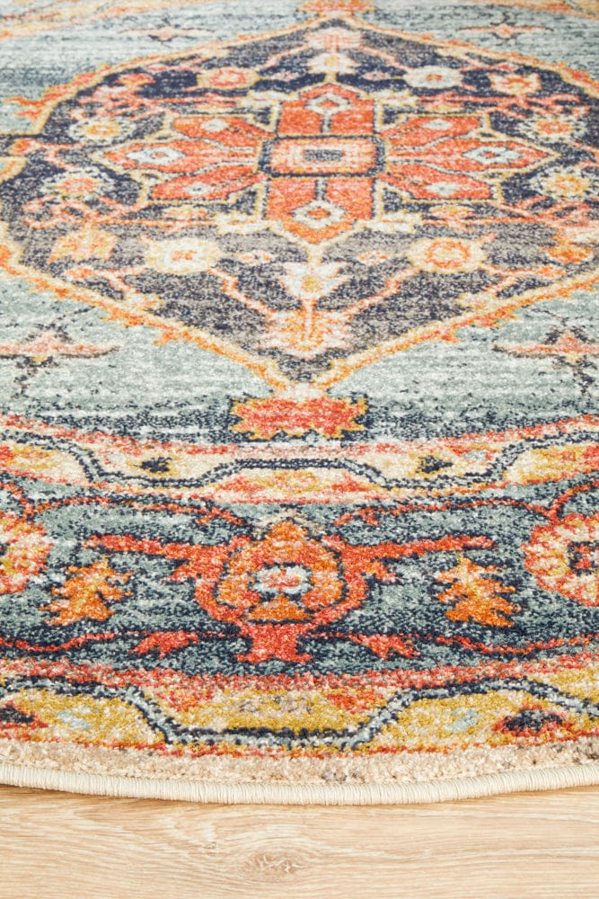 Rug Culture Rugs Legacy 862 Rust Round Rug