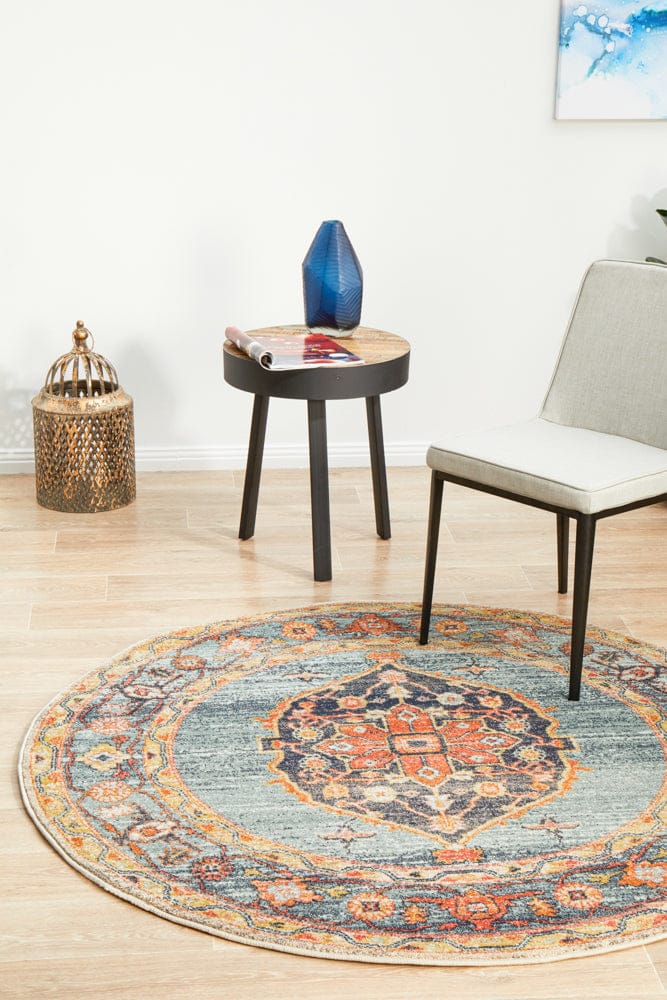 Rug Culture Rugs Legacy 862 Rust Round Rug