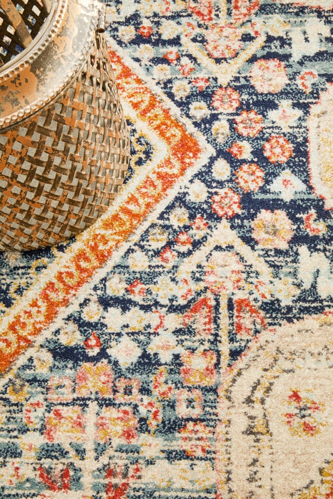 Rug Culture Rugs Legacy 863 Navy Round Rug