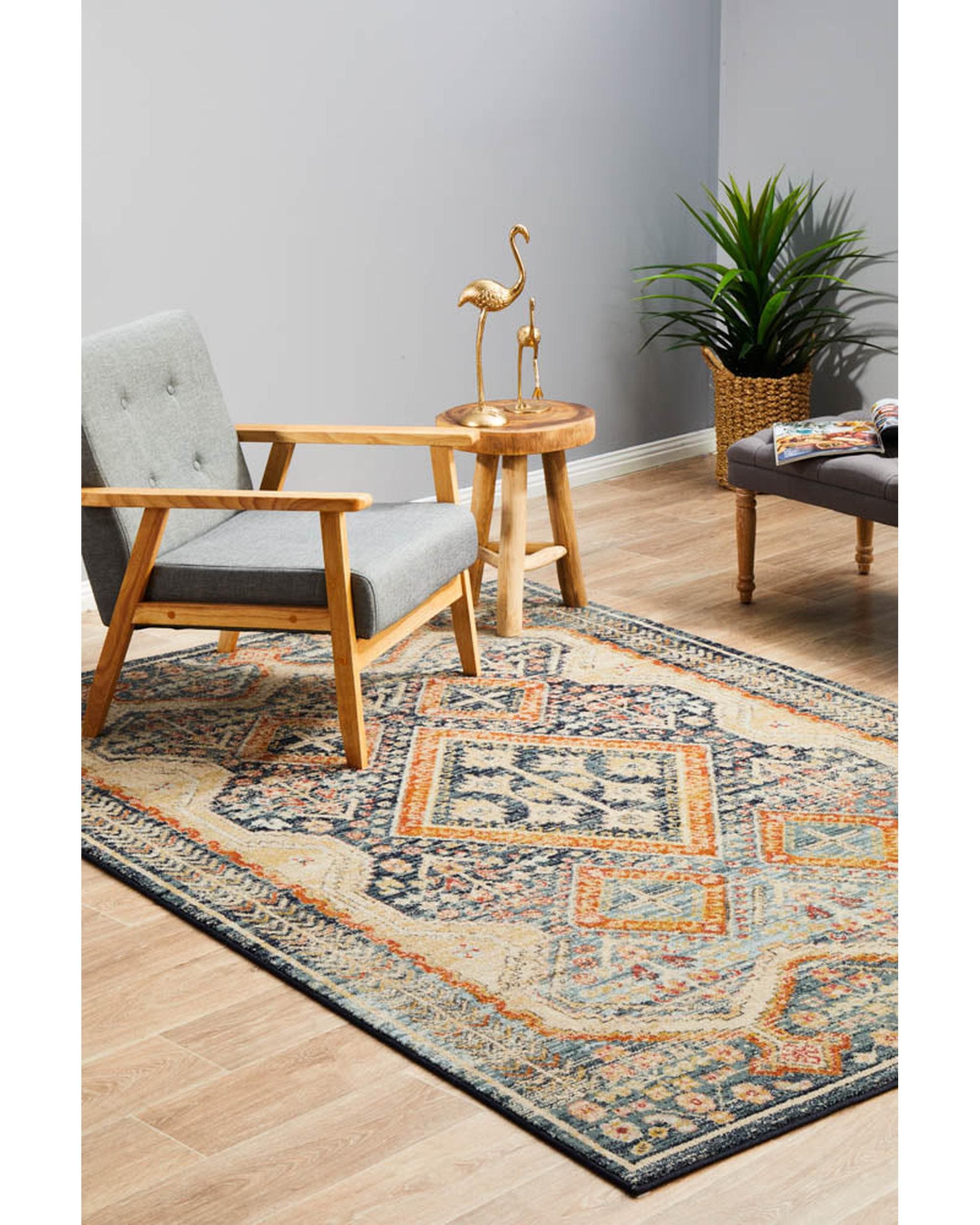Rug Culture Rugs Legacy 863 Navy Rug