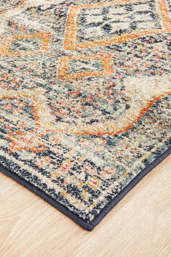 Rug Culture Rugs Legacy 863 Navy Runner Rug